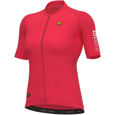 Maillot ALE SILVER COOLING Femme Manches Courtes Rose 2023 ALE Probikeshop 0